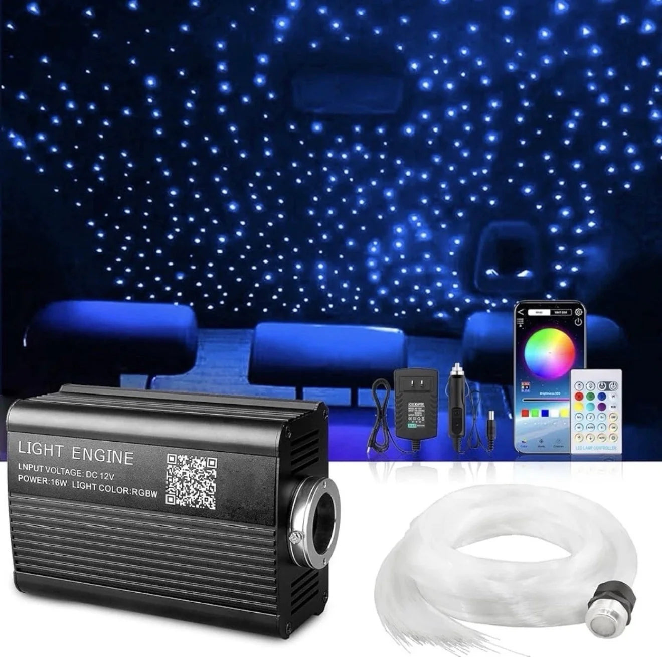 1,000 piece starlight headliner kit
