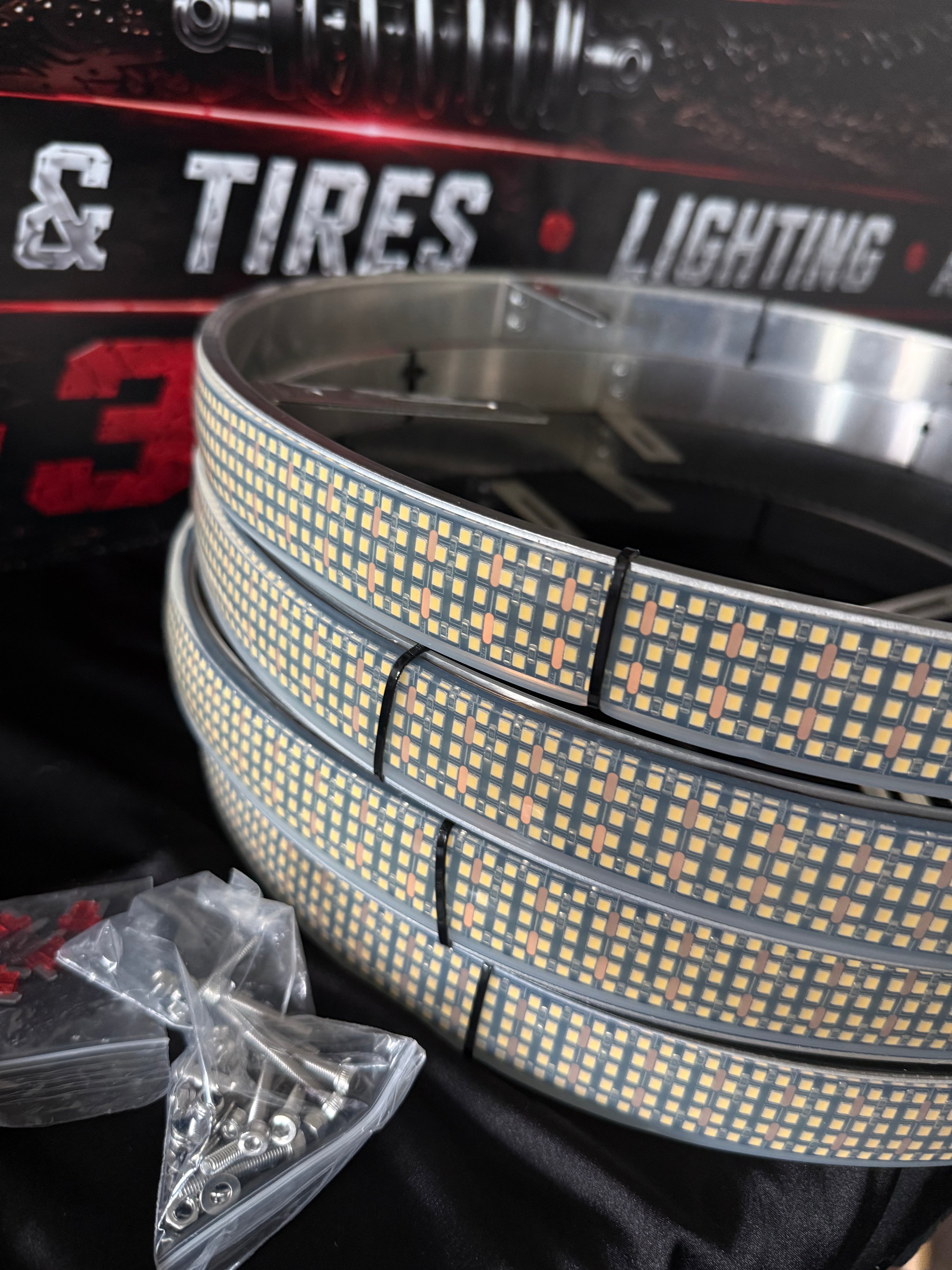 5 row wheel lights high intensity